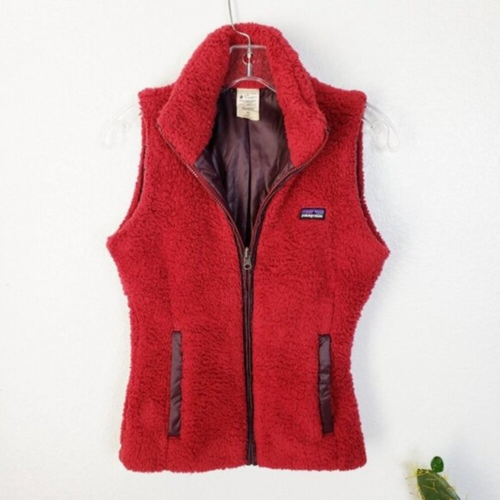 Patagonia Los Gatos Fleece Reversible Vest Full Zip Women's size XS Outdoor